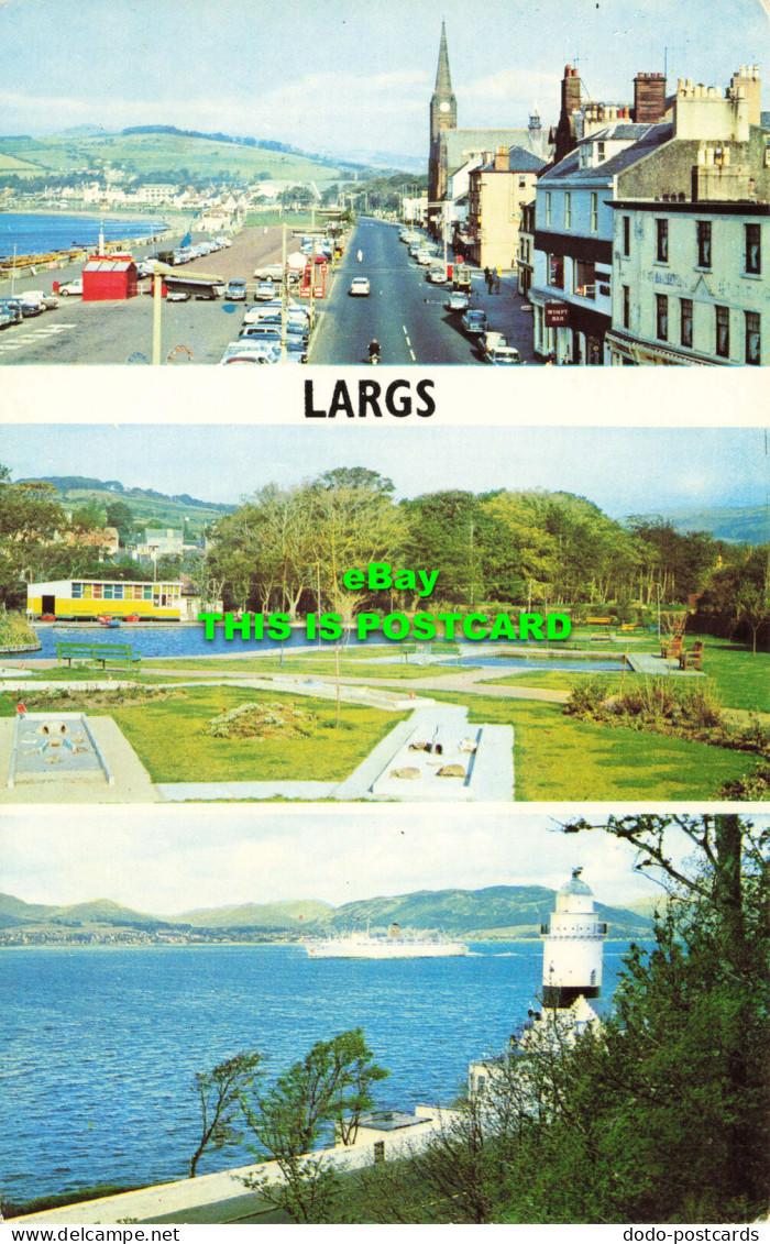 R575151 Largs. Promenade. Aubrey Park Boating Lake. Cloch Lighthouse. Multi View - Monde