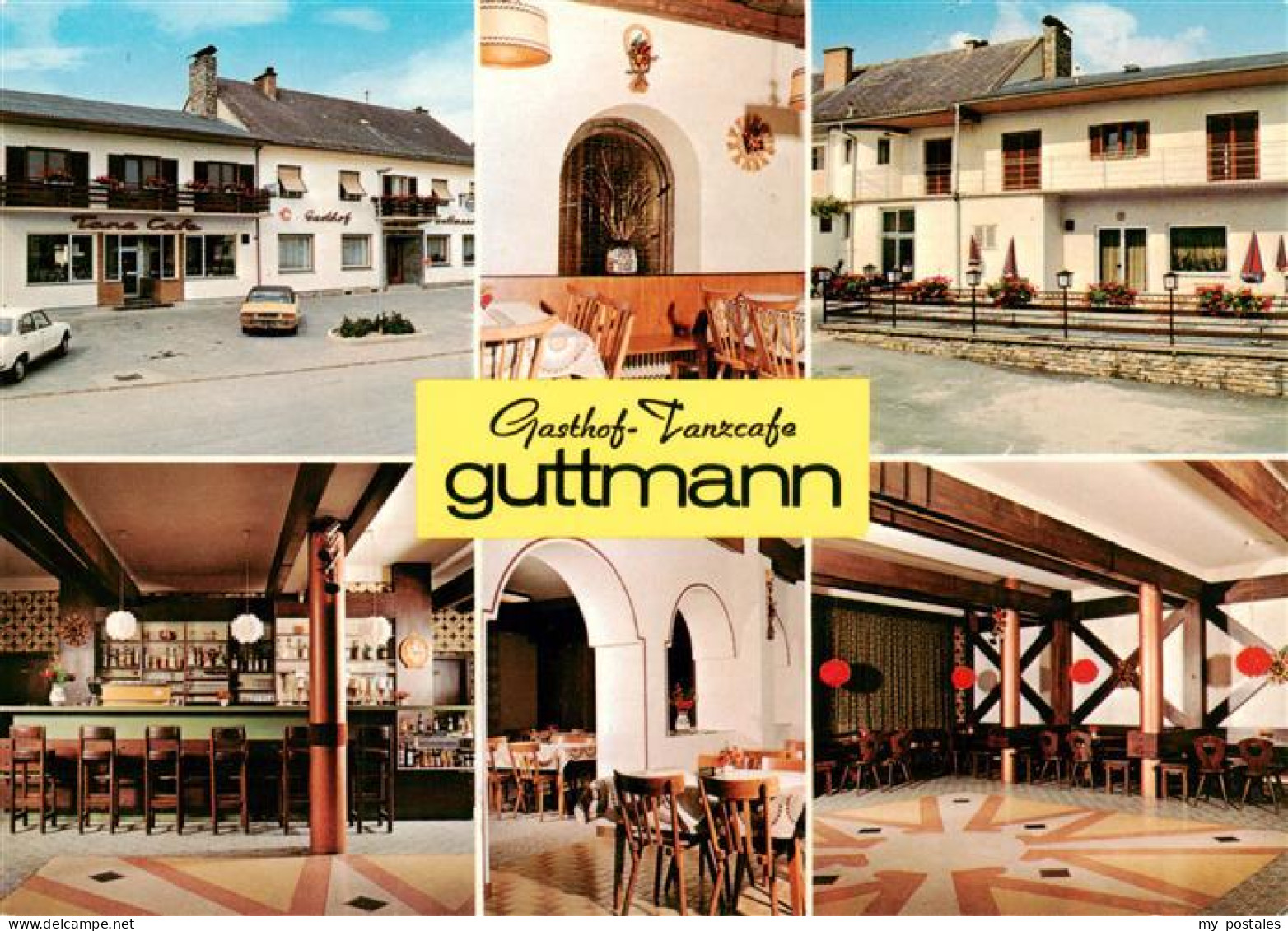 73901331 Deutsch Tschantschendorf Tobaj Gasthof Tanzcafe Guttmann Gastraeume Bar - Autres & Non Classés
