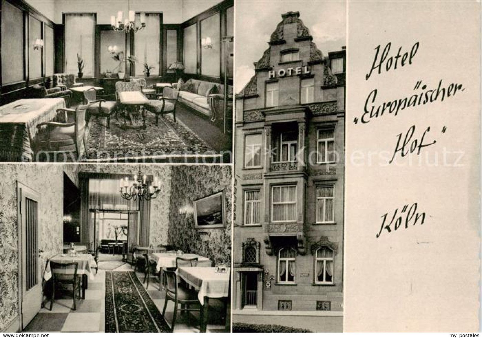 73862762 Koeln  Rhein Hotel Europaeischer Hof Gastraeume  - Koeln