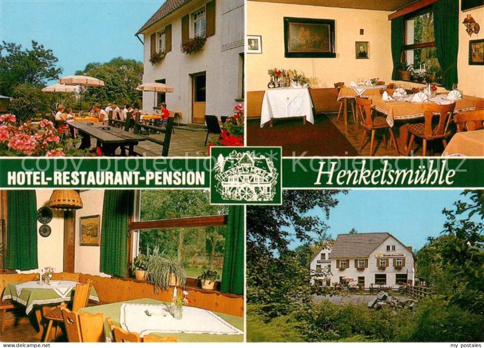 73862758 Merkenfritz Hirzenhain Hotel Restaurant Pension Henkelsmuehle Terrasse  - Other & Unclassified