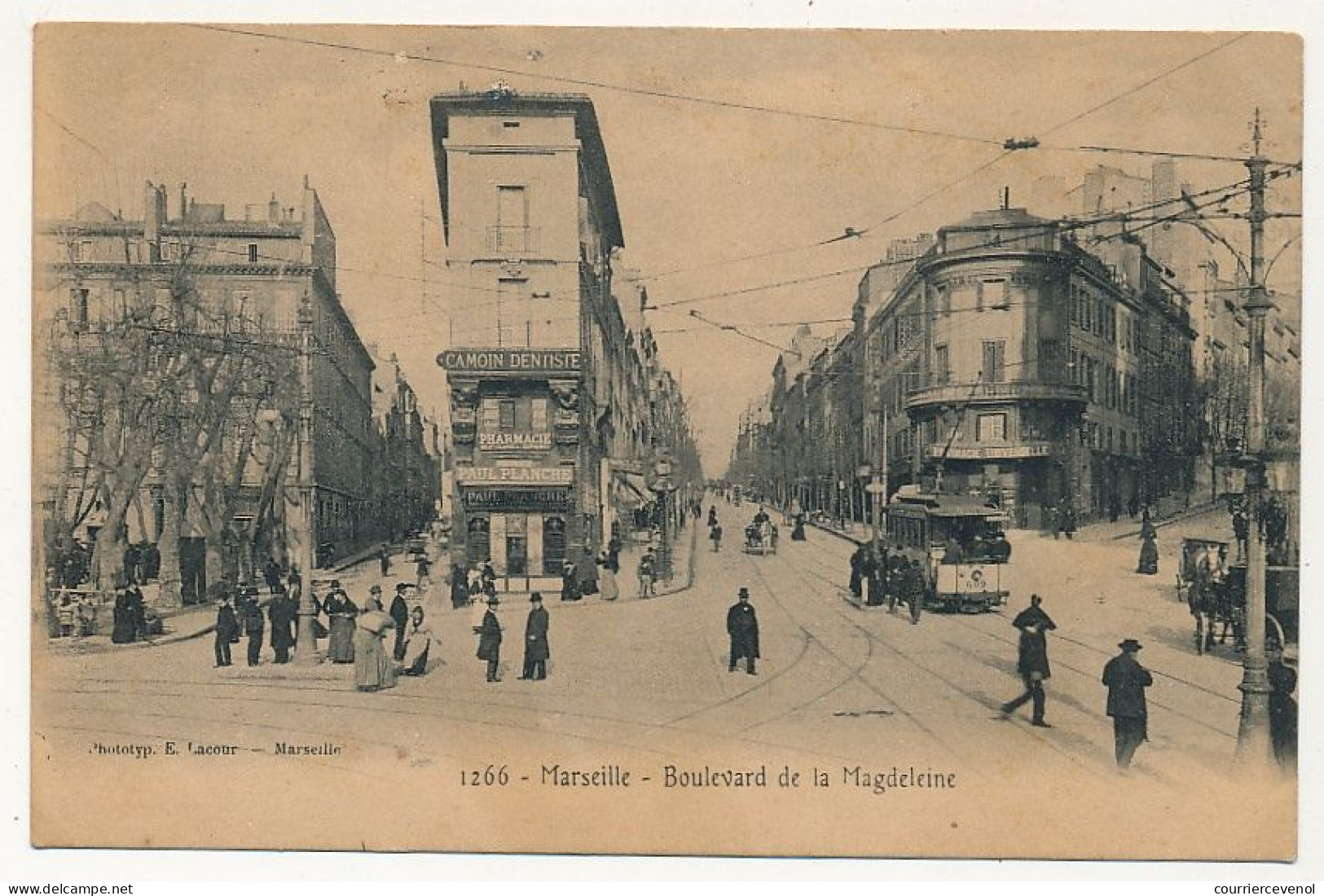 CPA - MARSEILLE (B Du R) - Boulevard De La Magdeleine (Actuel "Boulevard De La Madeleine") - Cinq Avenues, Chave, Blancarde, Chutes Lavies