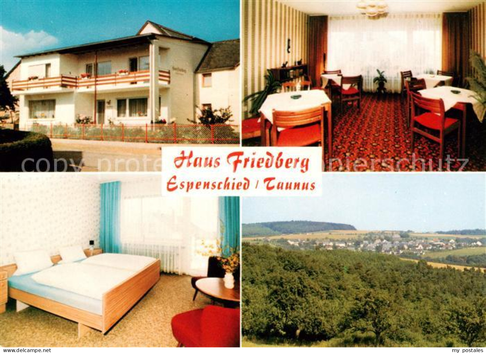 73862745 Espenschied Lorch Haus Friedberg Gaststube Zimmer Panorama  - Other & Unclassified
