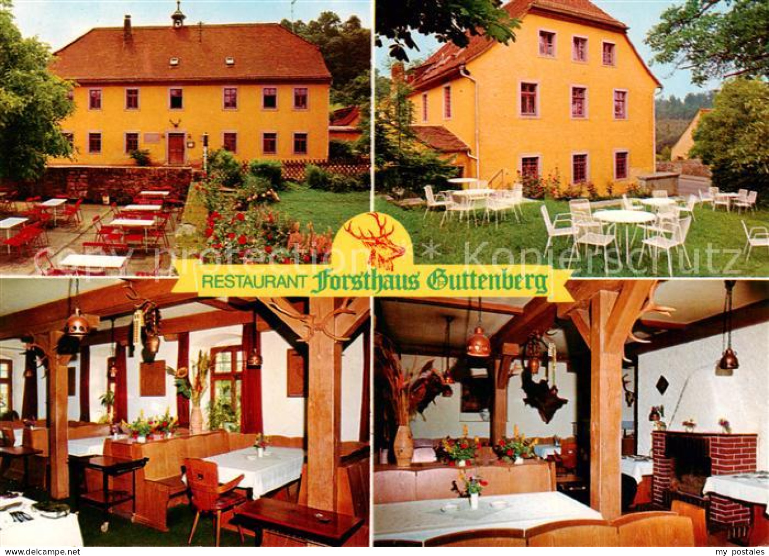 73862665 Guettenberg Restaurant Forsthaus Guttenberg Gastraeume Terrassen Guette - Autres & Non Classés