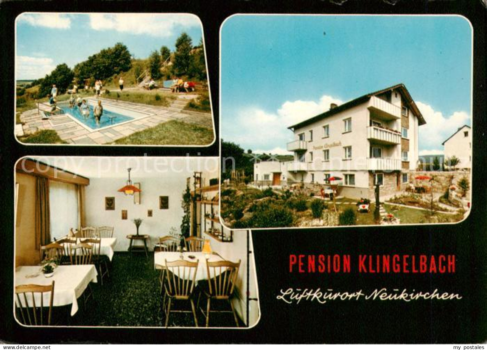 73862648 Neukirchen Knuellgebirge Pension Klingelbach Gastraum Wassertreten Neuk - Other & Unclassified