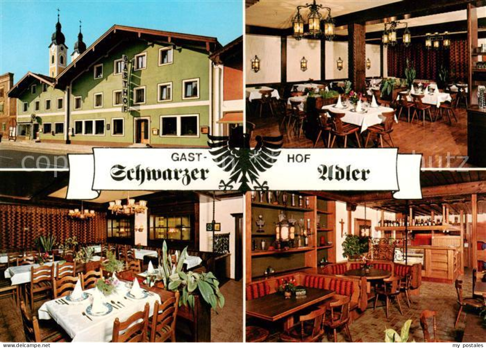 73862585 Obernzell Gasthof Schwarzer Adler Restaurant Obernzell - Autres & Non Classés