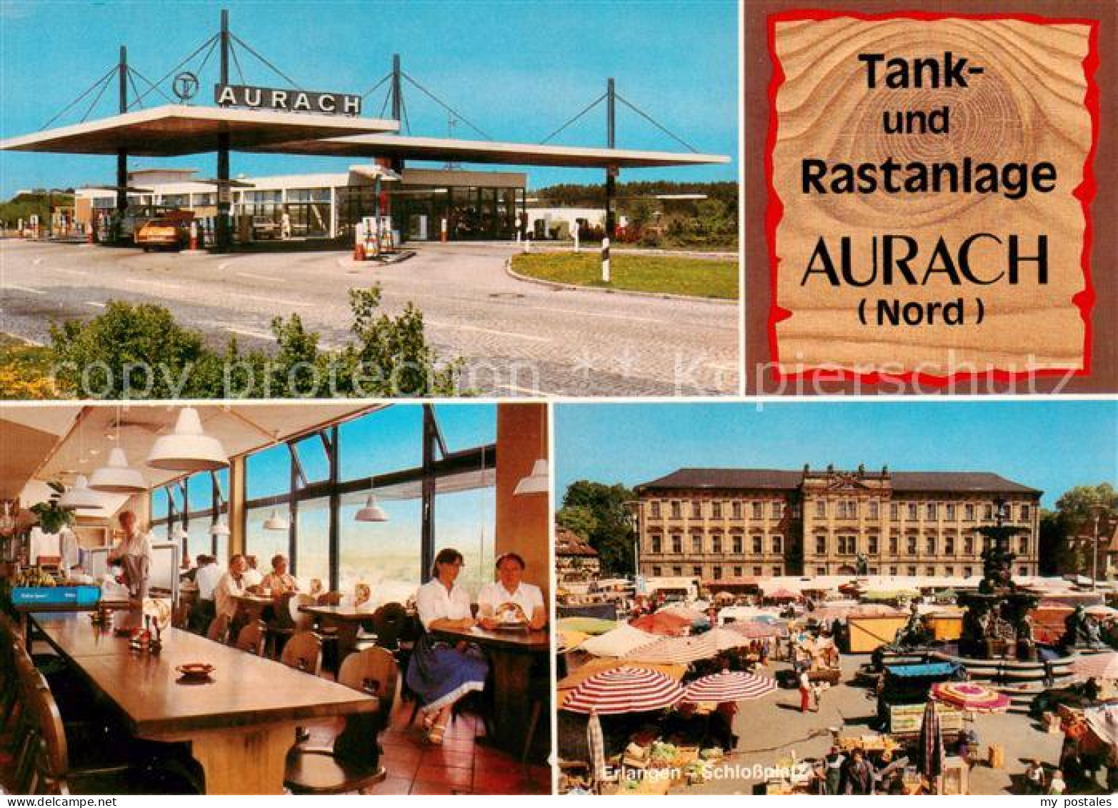 73862569 Erlangen Tank- Und Rastanlage Aurach Restaurant Schlossplatz Markt Erla - Erlangen