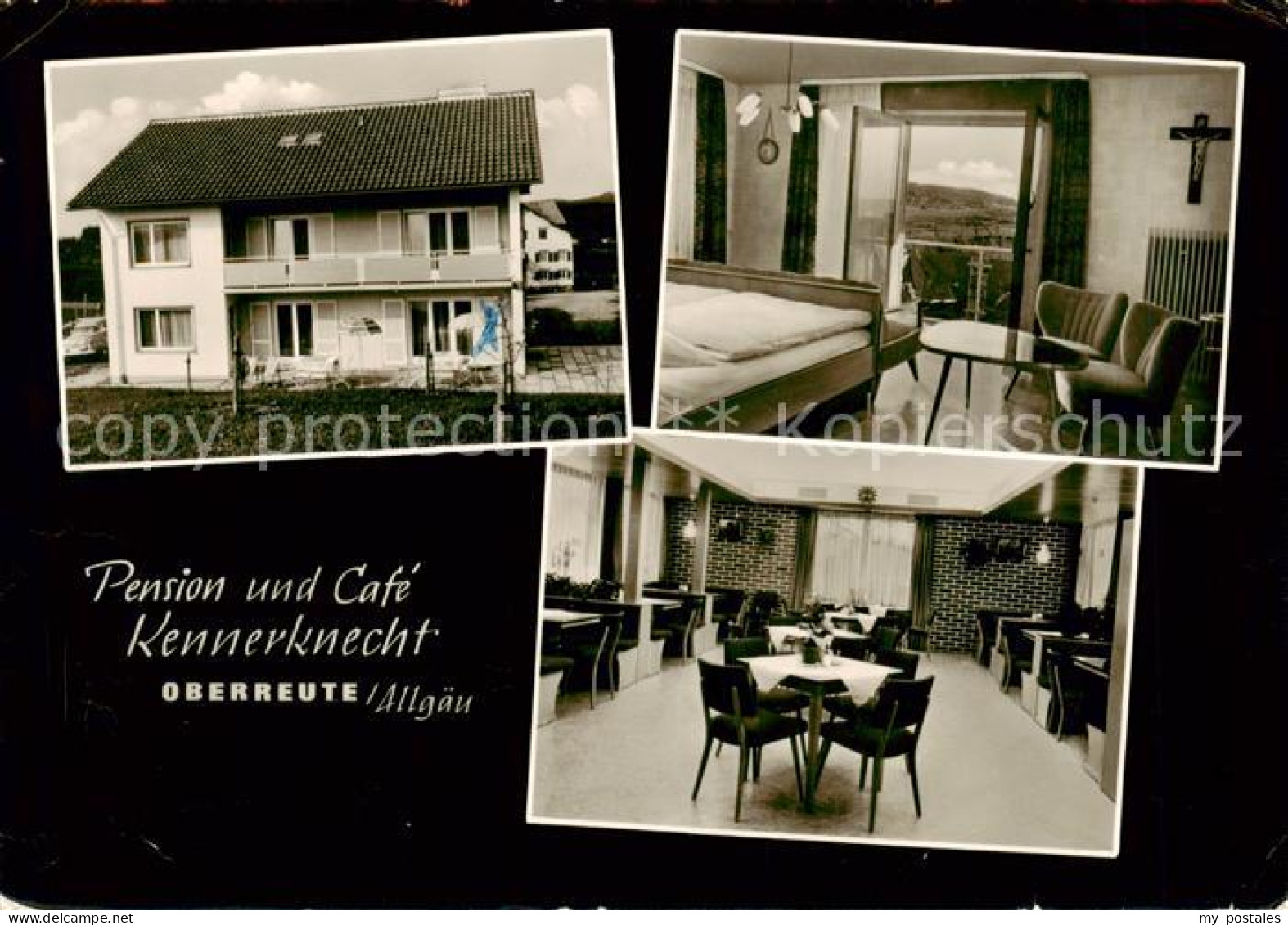 73862566 Oberreute Pension Cafe Kennerknecht Gastraum Fremdenzimmer Oberreute - Other & Unclassified