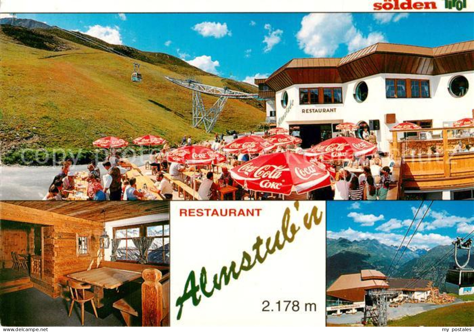 73829472 Soelden Oetztal AT Restaurant Almstubn Terrasse Gaststube Seilbahnstati - Other & Unclassified