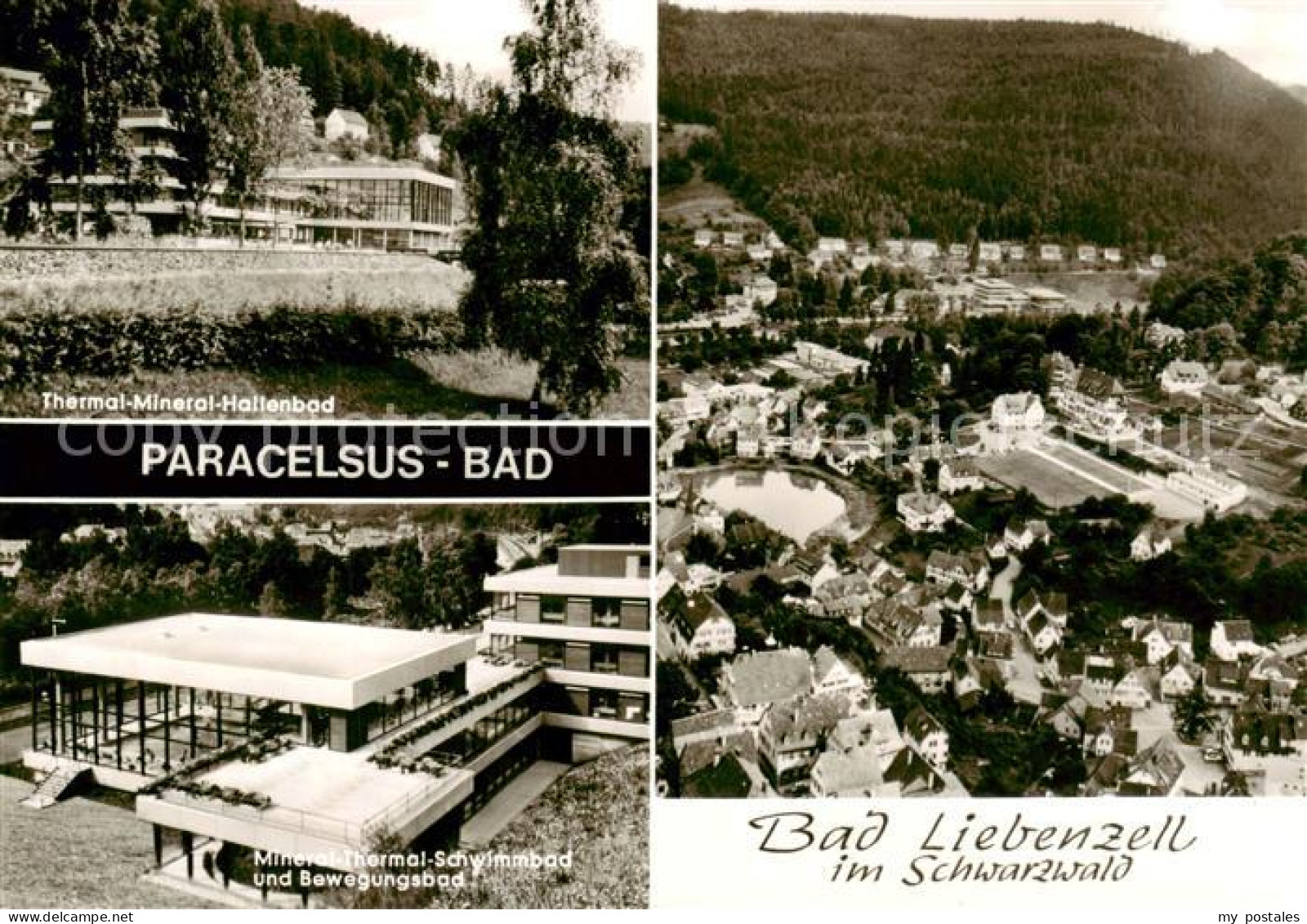 73829381 Bad Liebenzell Paracelsus Bad Thermal Mineral Hallenbad Fliegeraufnahme - Andere & Zonder Classificatie
