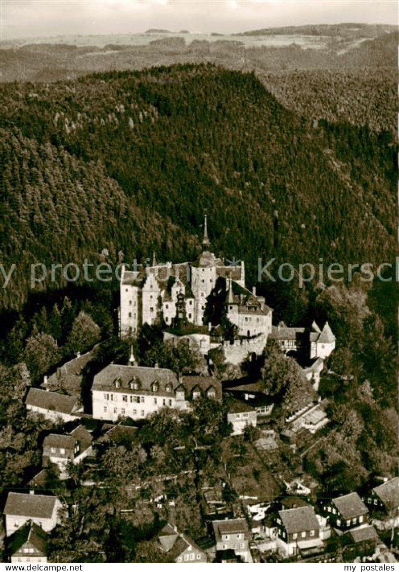 73829273 Burg Lauenstein Frankenwald Fliegeraufnahme Burg Lauenstein - Autres & Non Classés