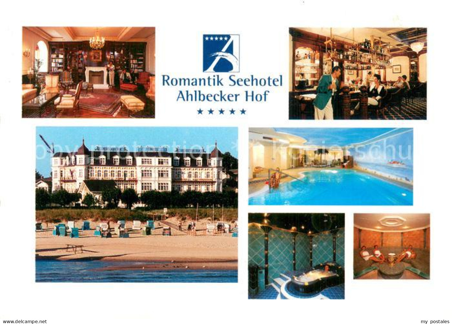 73755058 Ahlbeck Ostseebad Romantik Seehotel Gastraeume Bar Hallenbad Sauna Ahlb - Sonstige & Ohne Zuordnung