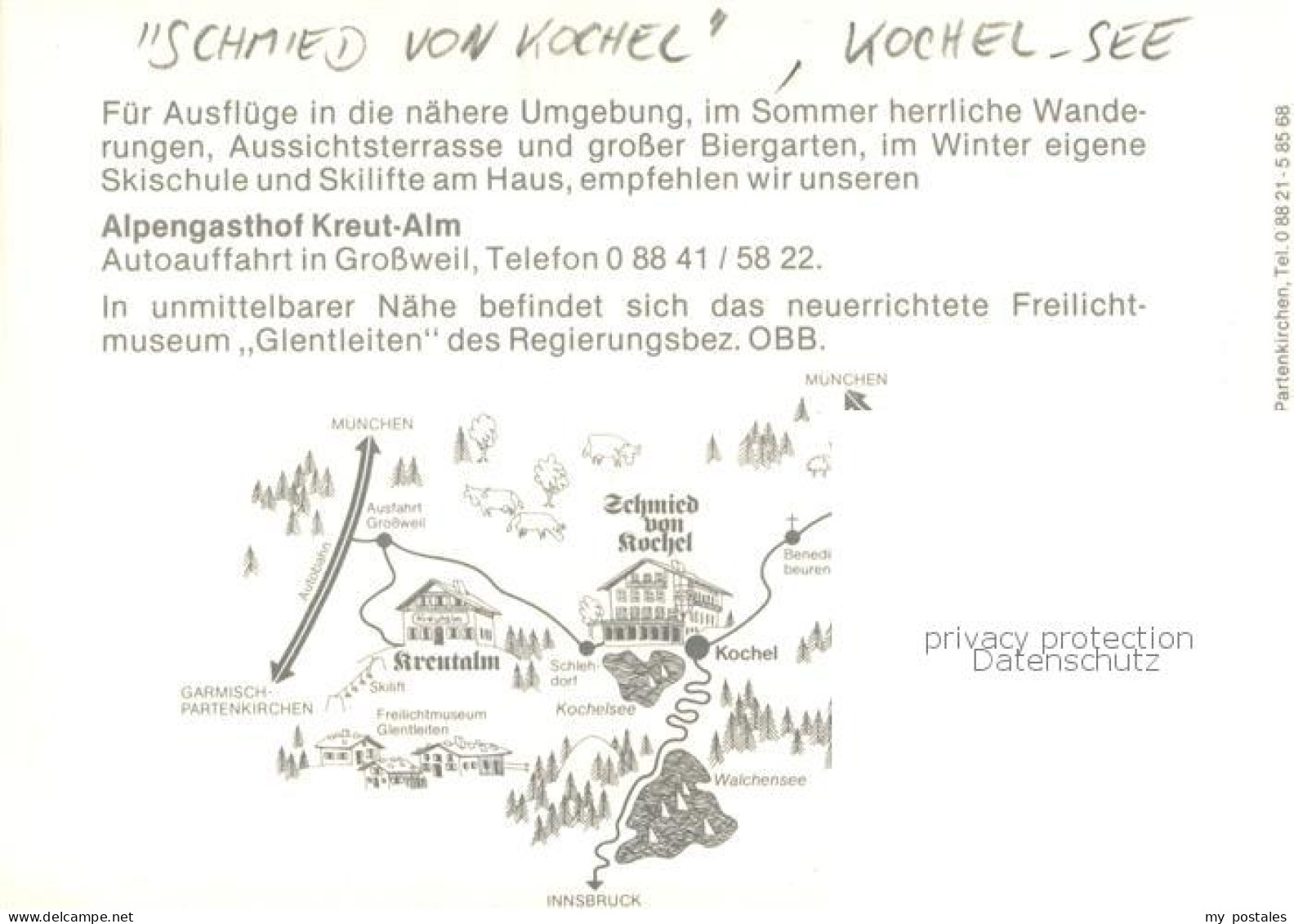 73754942 Kochel See Alpengasthof Schmied Von Kochel Gastraeume Gaestezimmer Koch - Autres & Non Classés