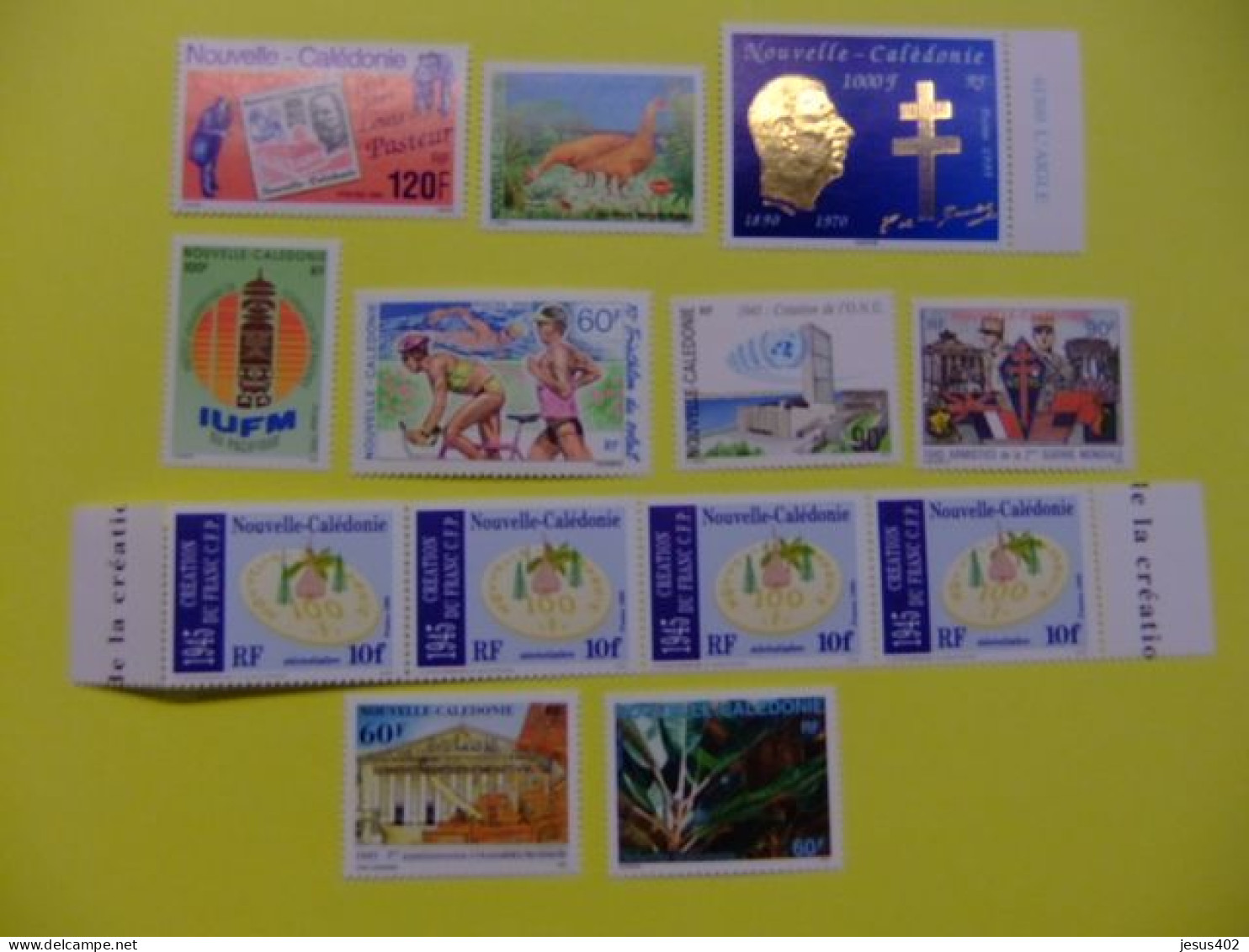 122 NOUVELLE CALEDONIE Nueva Caledonia 1995 COMPLETO YVERT 680 / 702 + PA 327A / 330 ** MNH - Ungebraucht