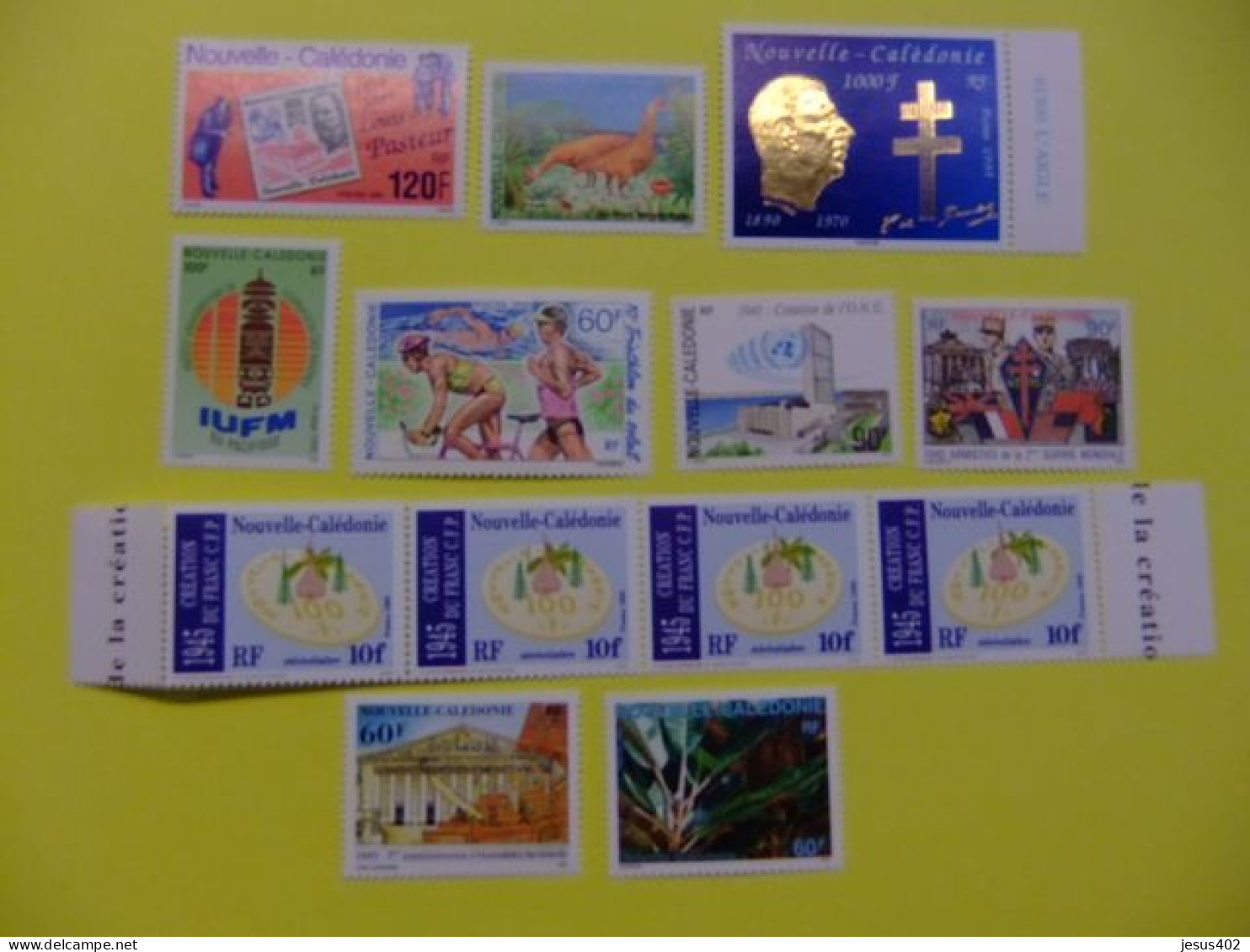 122 NOUVELLE CALEDONIE Nueva Caledonia 1995 COMPLETO YVERT 680 / 702 + PA 327A / 330 ** MNH - Nuovi