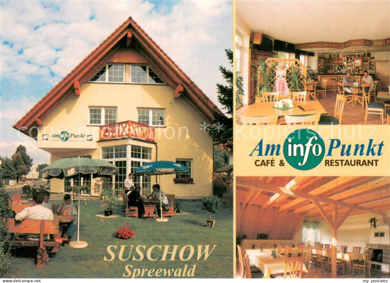 73754935 Suschow Cafe Am Info Punkt Restaurant Gastraeume Terrasse Suschow - Andere & Zonder Classificatie