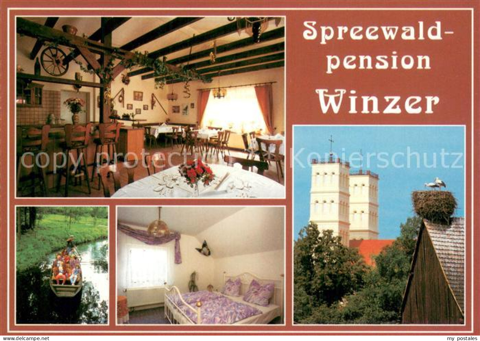 73754932 Straupitz Spreewaldpension Winzer Gaststube Bootspartie Zimmer Storchen - Straupitz