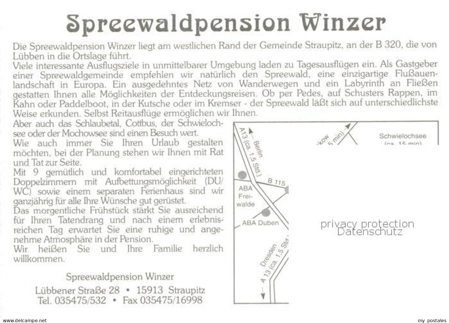 73754931 Straupitz Spreewaldpension Winzer Straupitz - Straupitz