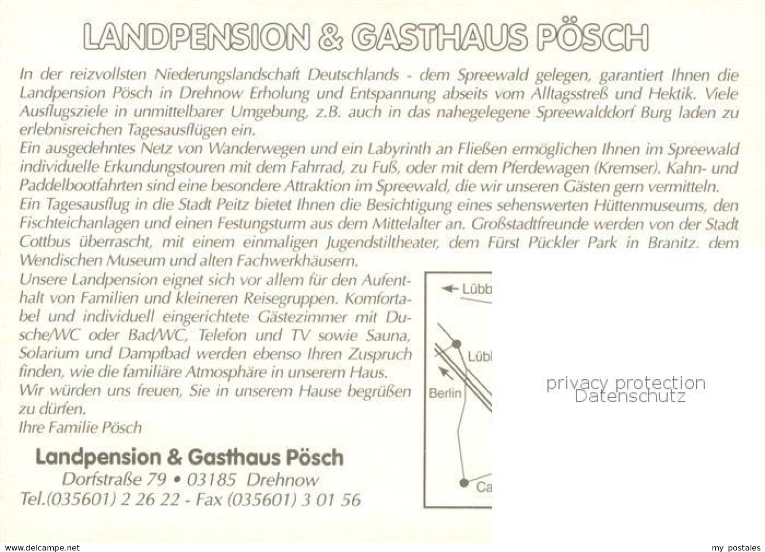 73754930 Drehnow Landpension Gasthaus Poesch Drehnow - Sonstige & Ohne Zuordnung