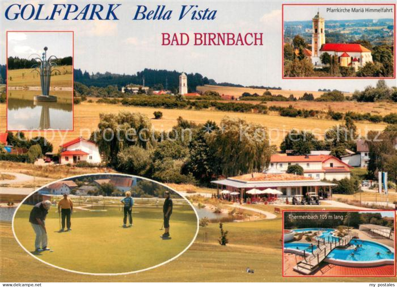 73754924 Bad Birnbach Golfpark Bella Vista 18 Loch Anlage Pfarrkirche Mariae Him - Autres & Non Classés