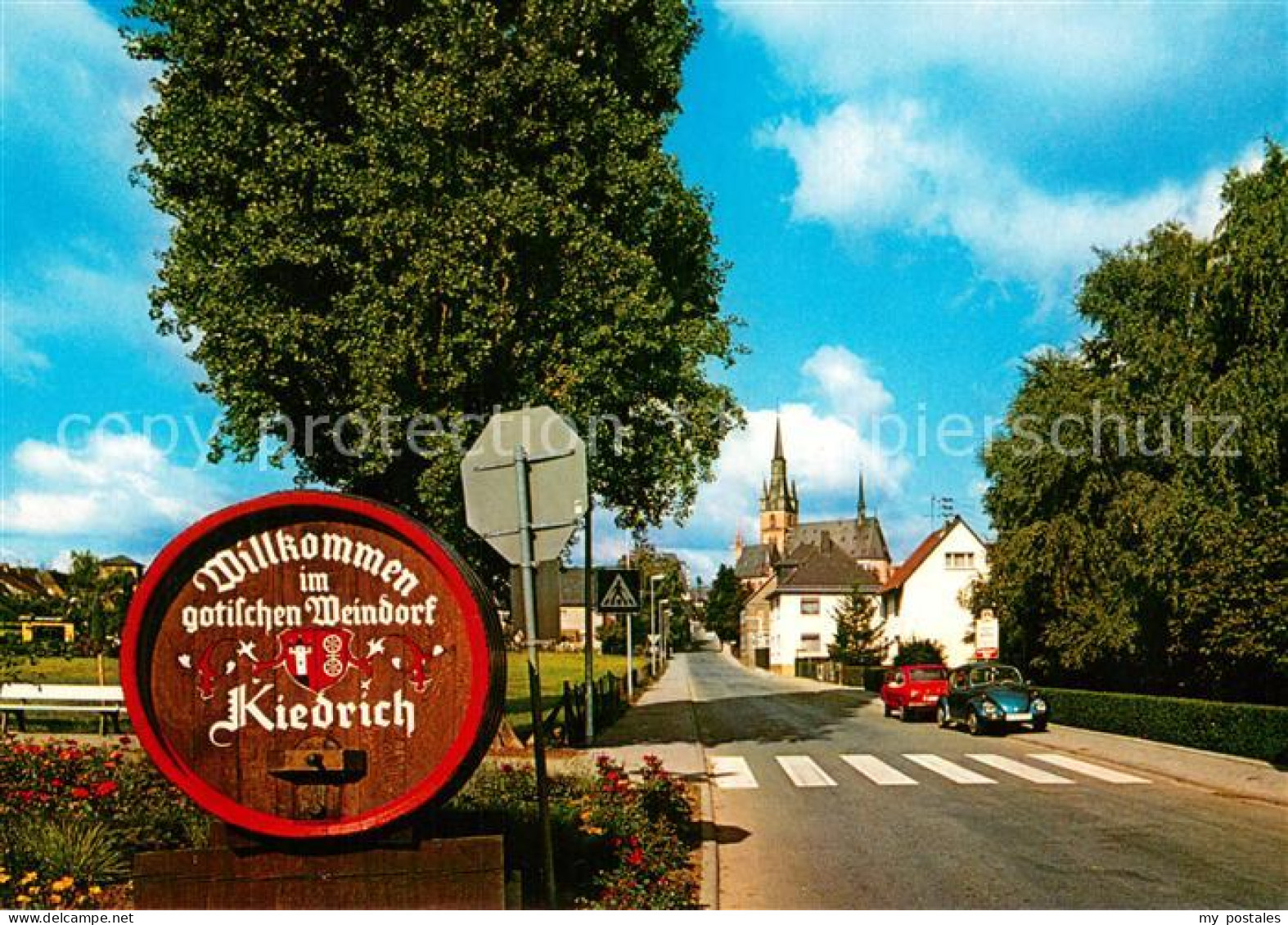 73754920 Kiedrich Dorfpartie Kirche Kiedrich - Other & Unclassified
