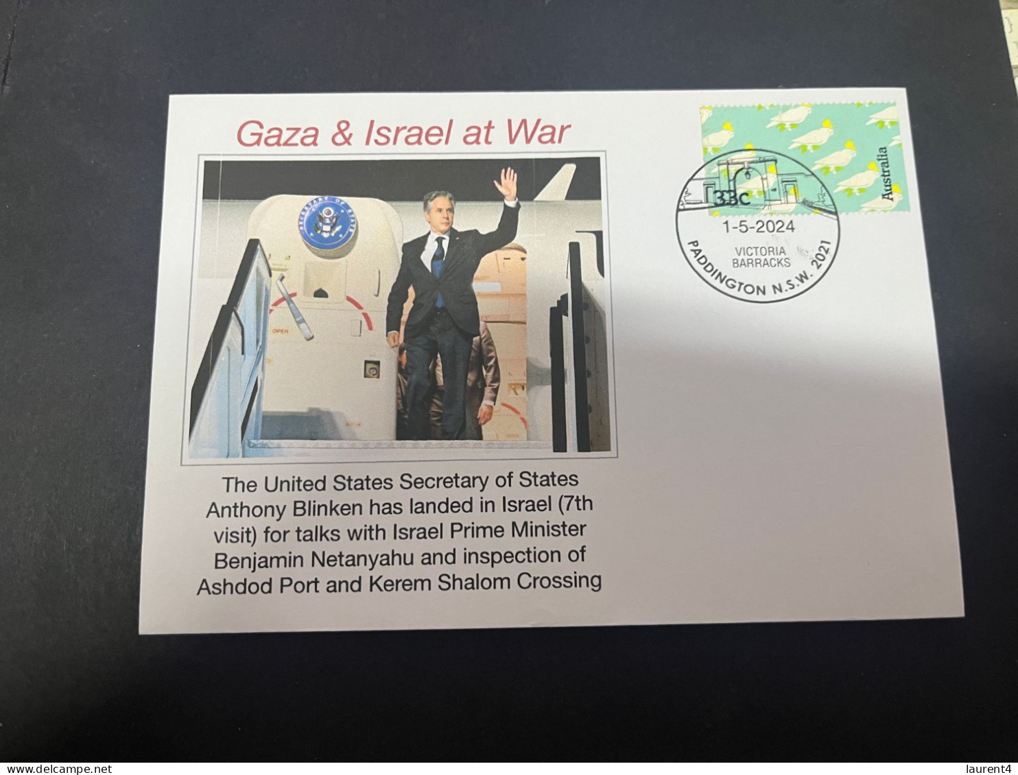 2-5-2024 (3 Z 32) GAZA War - A. Blnken - 7th Visit To Israel Since The Beginning Of The Israel / Gaza War - Militaria