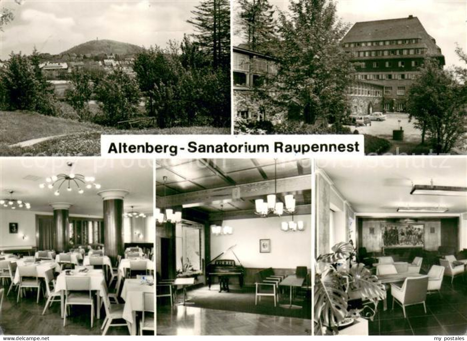 73754887 Altenberg Dippoldiswalde Sanatorium Raupennest Panorama Speisesaal Aufe - Altenberg