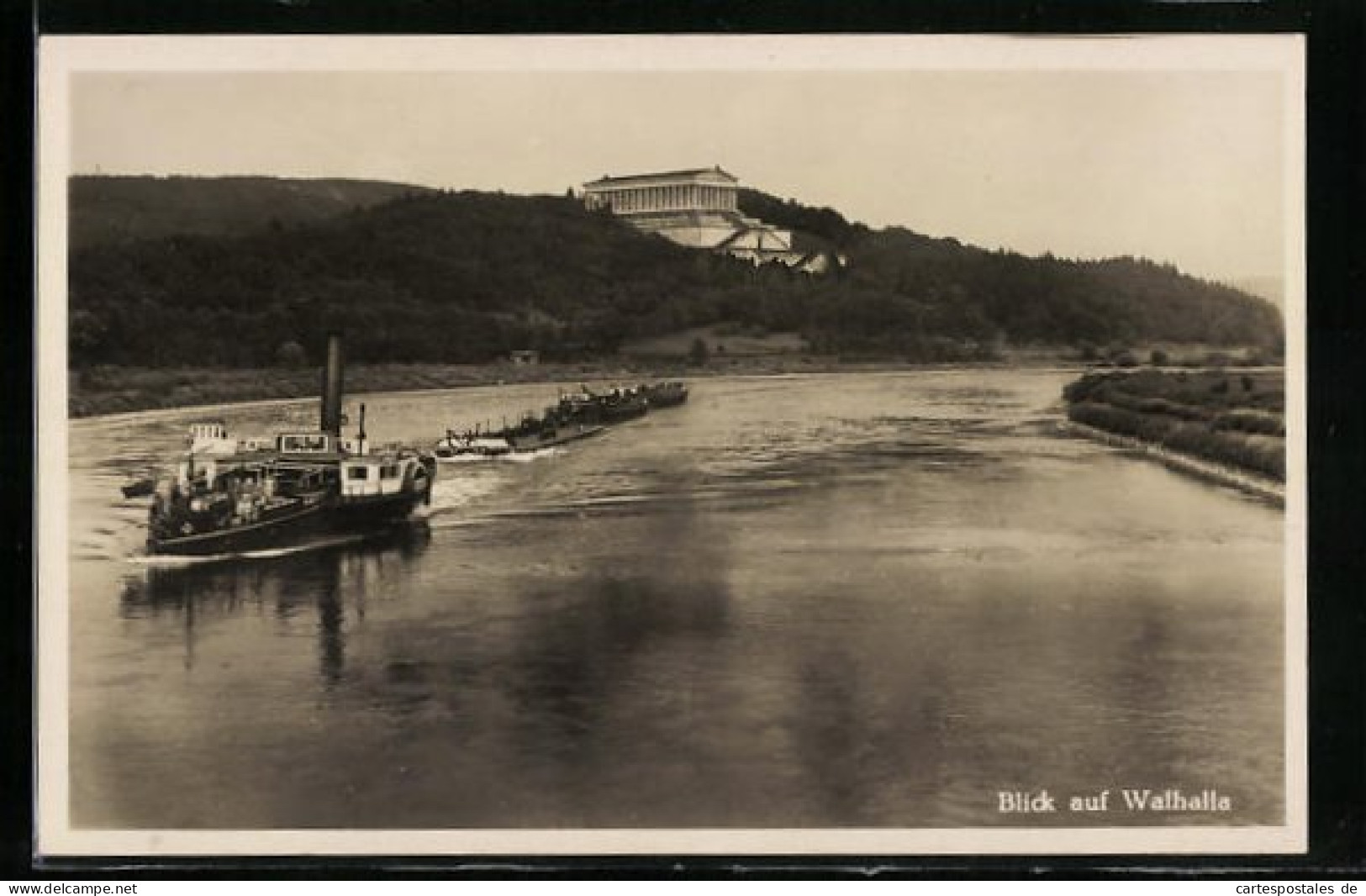 AK Regensburg, Blick über Die Donau Auf Die Walhalla  - Other & Unclassified