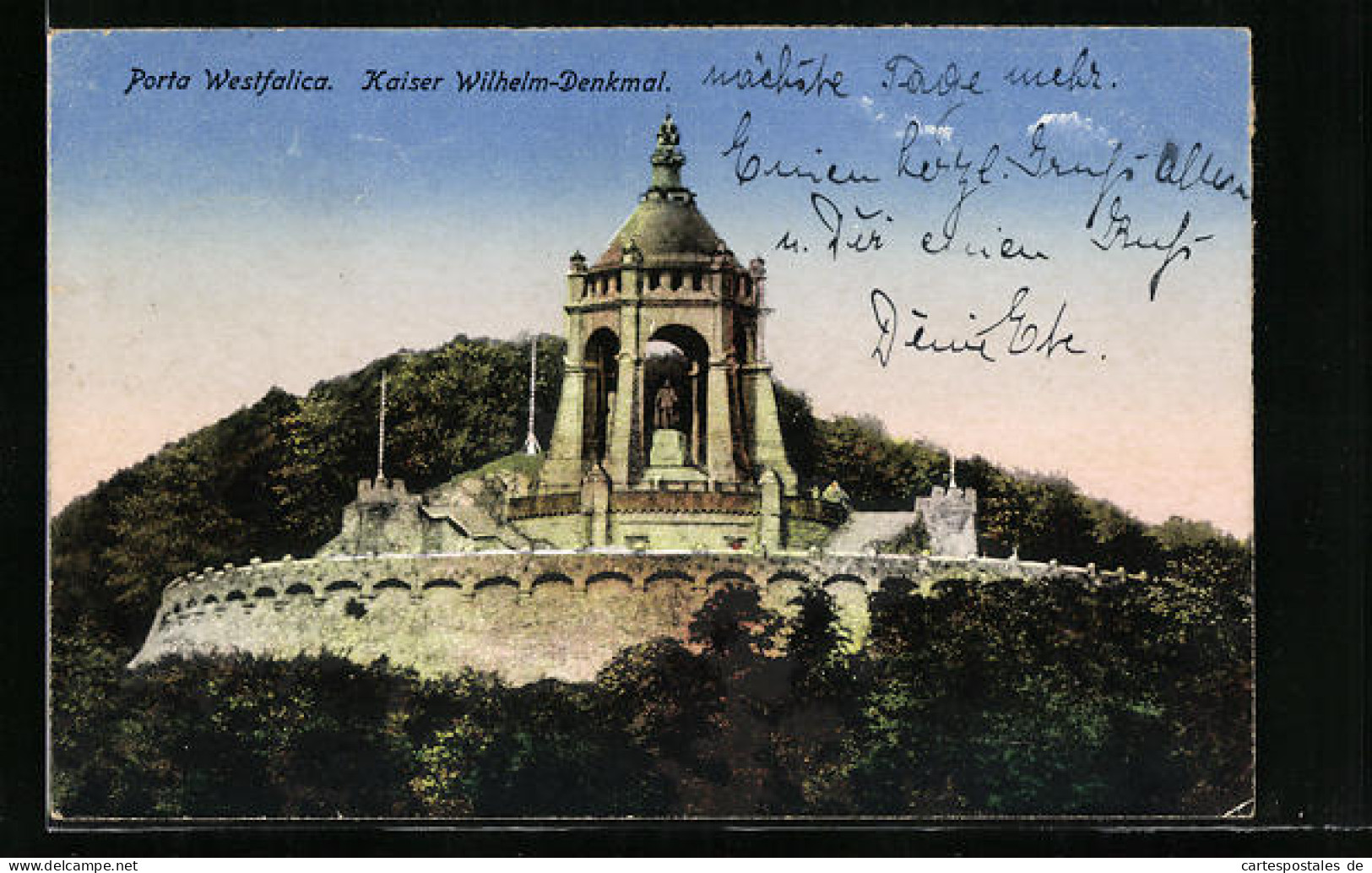 AK Porta Westfalica, Kaiser-Wilhelm-Denkmal  - Other & Unclassified