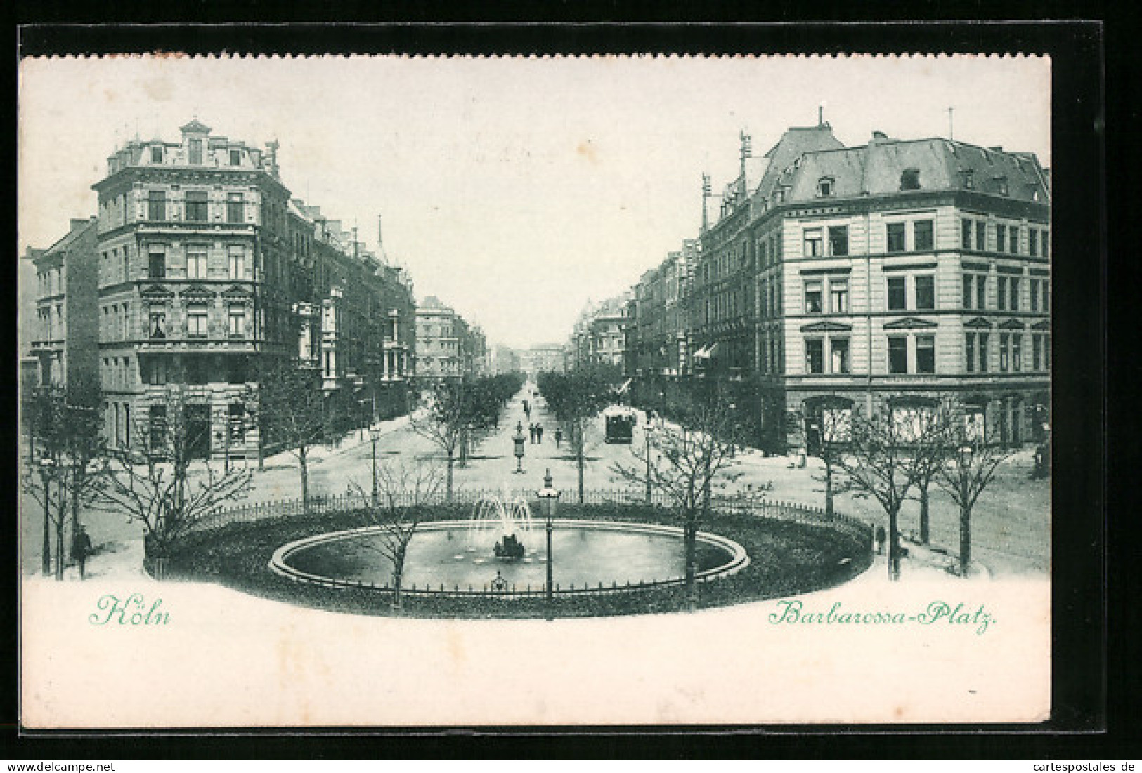 AK Köln-Neustadt, Barbarossa-Platz Mit Fontäne  - Köln