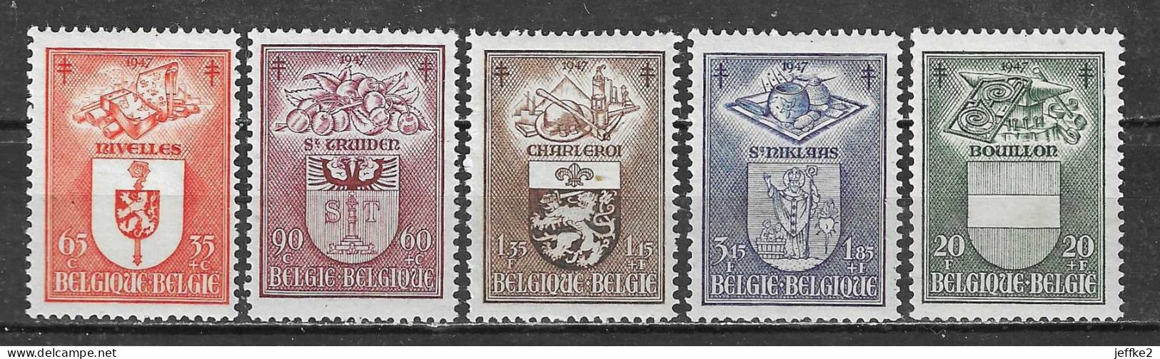 756/60**  Armoiries - Série Complète - MNH** - COB 32 - Vendu à 12.50% Du COB!!!! - Unused Stamps