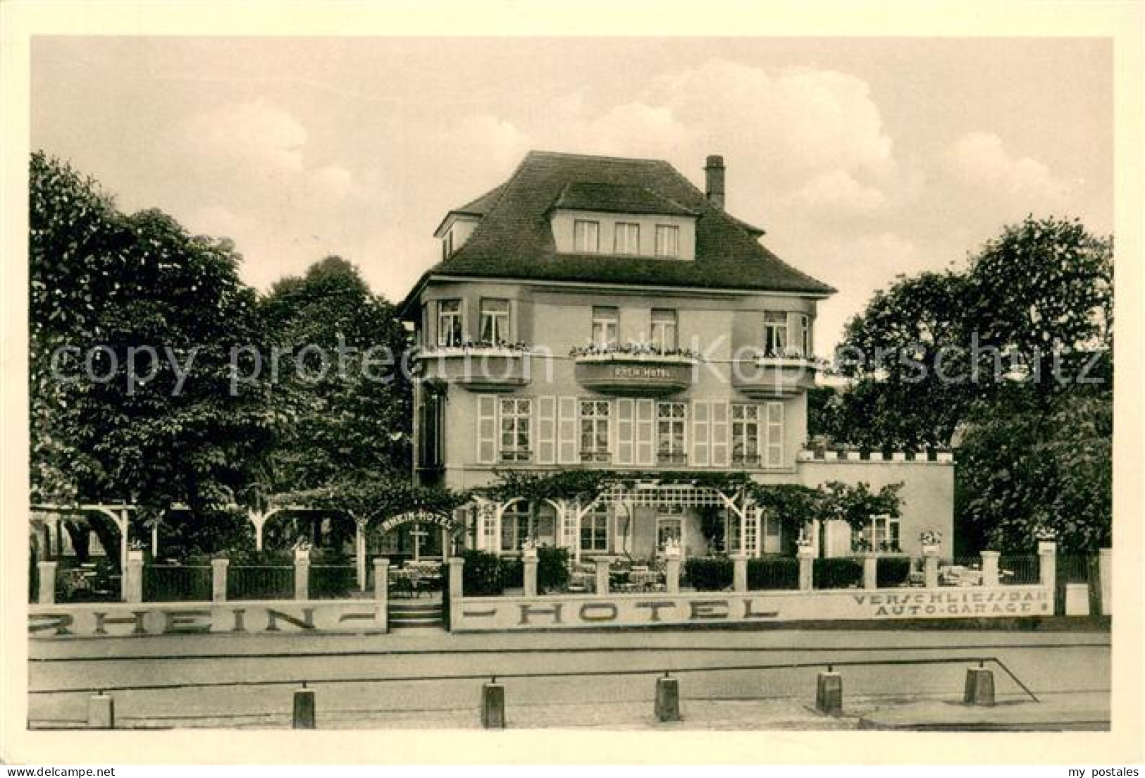 73754629 Nierstein Rhein Rhein-Hotel Aussenansicht Nierstein Rhein - Nierstein