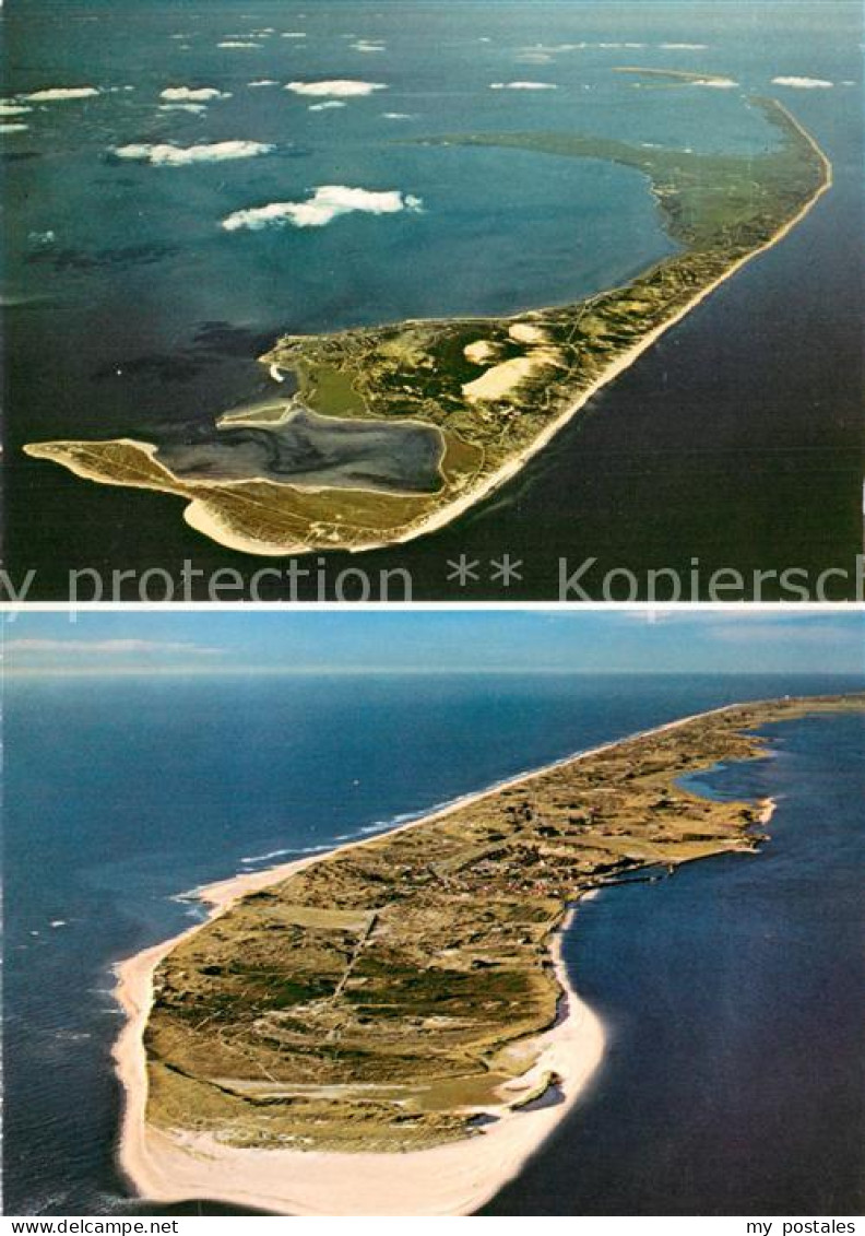 73754479 Insel Sylt Aus 5000 M Hoehe Nordteil Suedteil Mit Hoernum Insel Sylt - Autres & Non Classés