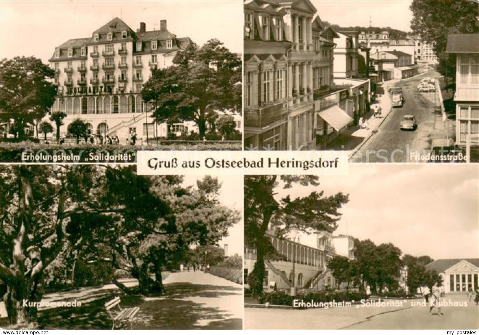 73754381 Heringsdorf Ostseebad Usedom Erholungsheim Solidaritaet Friedensstrasse - Otros & Sin Clasificación