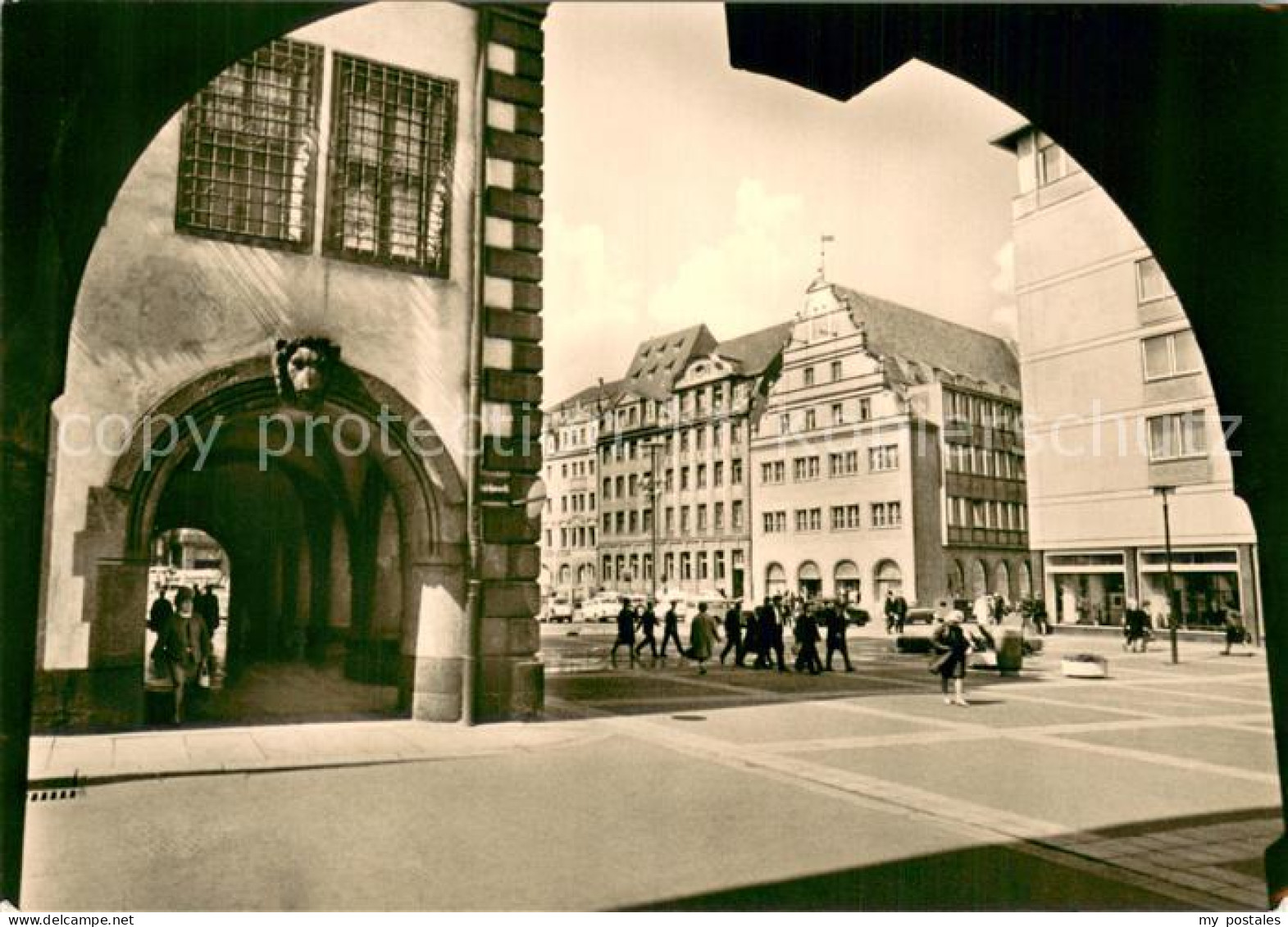 73754377 Leipzig Markt Blick Zur Alten Waage Messestadt Leipzig - Leipzig