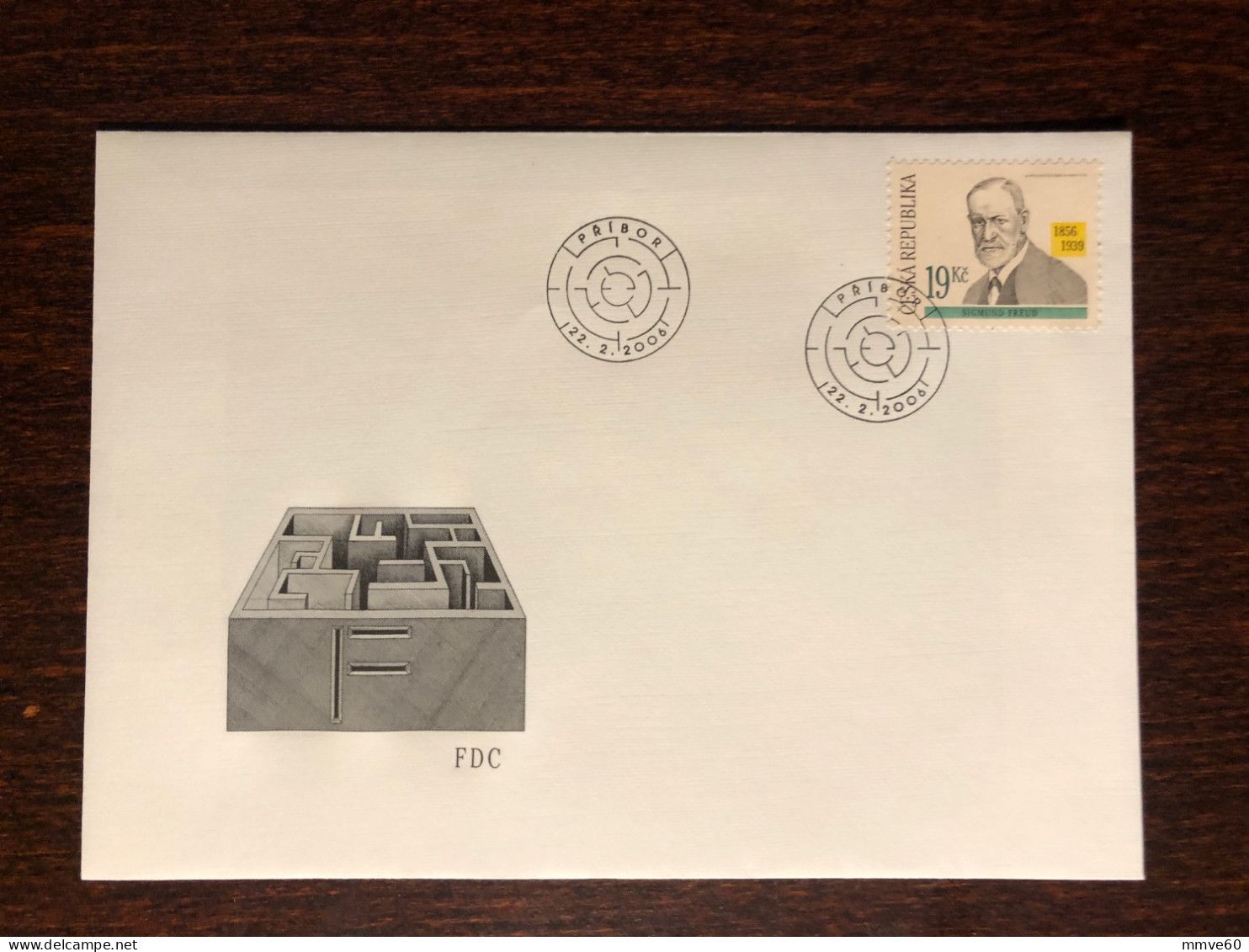 CZECH FDC COVER 2006 YEAR FREUD PSYCHOANALYSE PSYCHIATRY HEALTH MEDICINE STAMPS - FDC