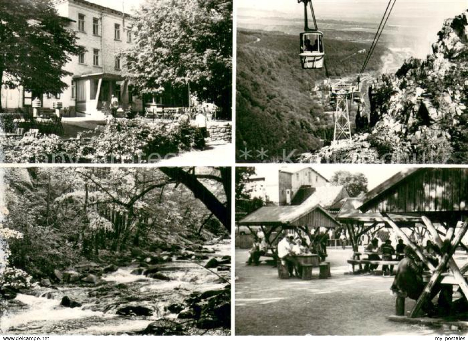 73754349 Thale Harz Berghotel Hexentanzplatz Schwebebahn Bodetal Koehlersiedlung - Thale