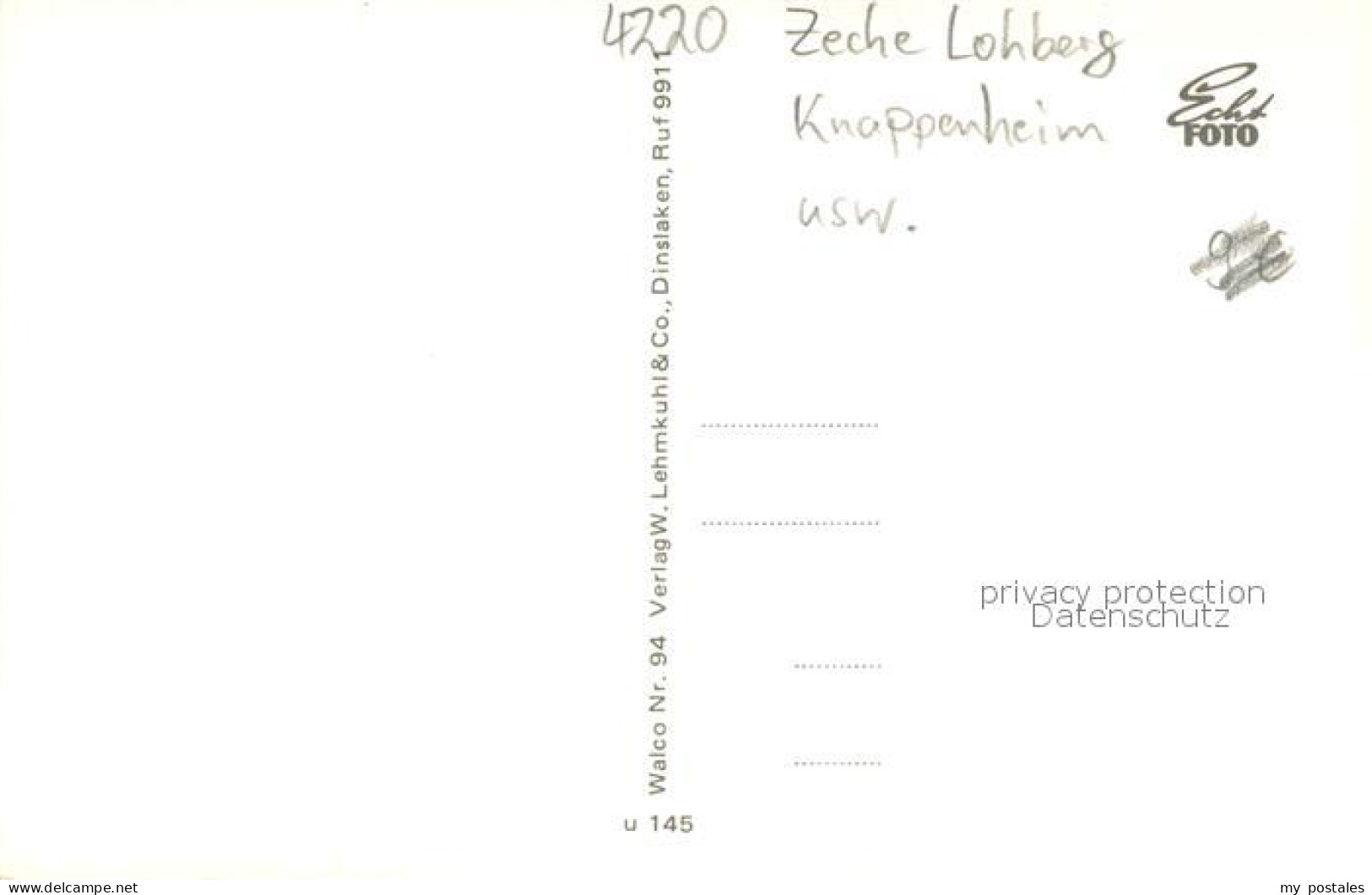 73754335 Lohberg Dinslaken Zeche-Lohberg Schacht Ev. Kirche Knappenheim  Lohberg - Dinslaken