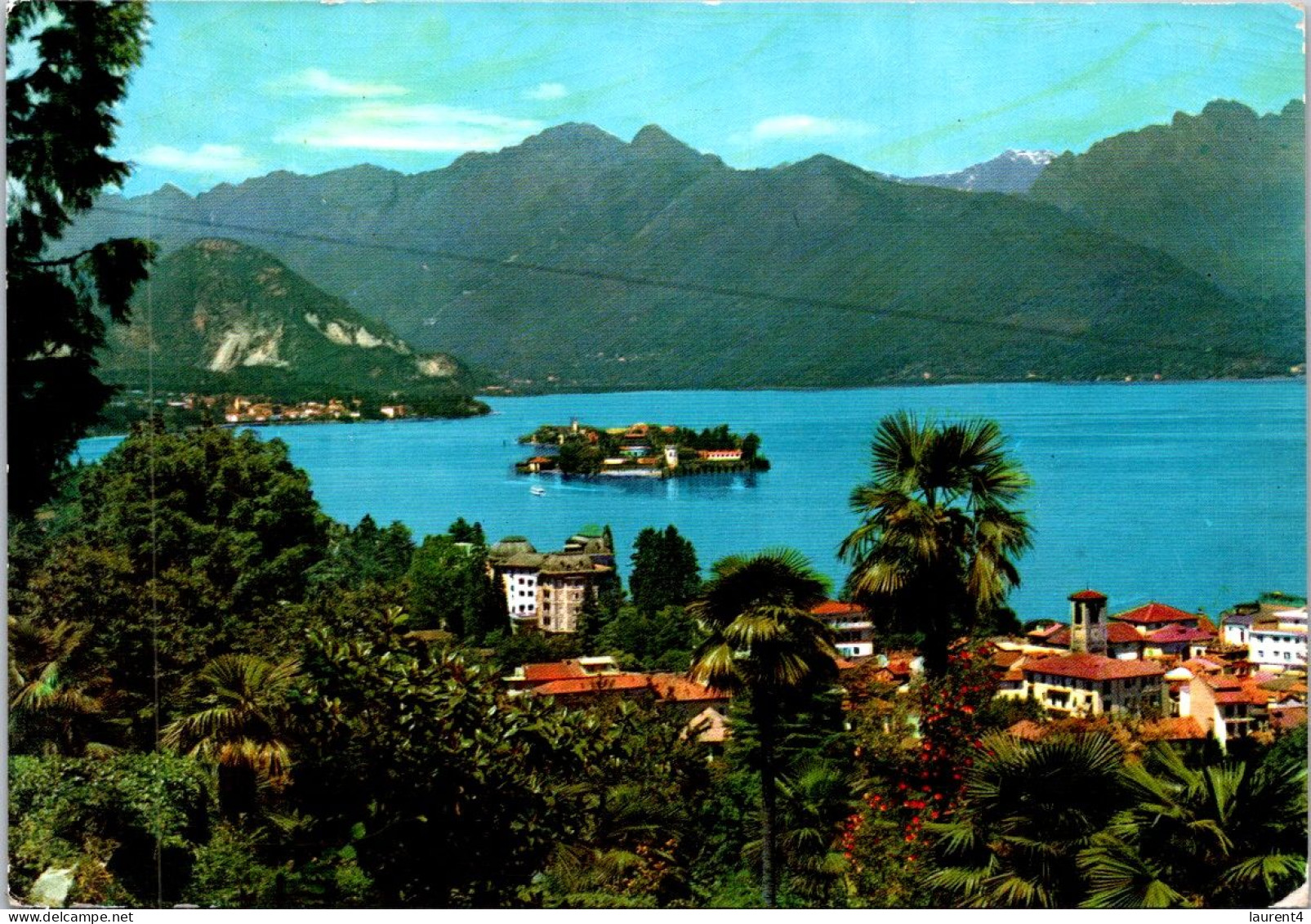 2-5-2024 (3 Z 38) Italy - Lago / Lake Maggiore (posted To France 1956) - Sonstige & Ohne Zuordnung