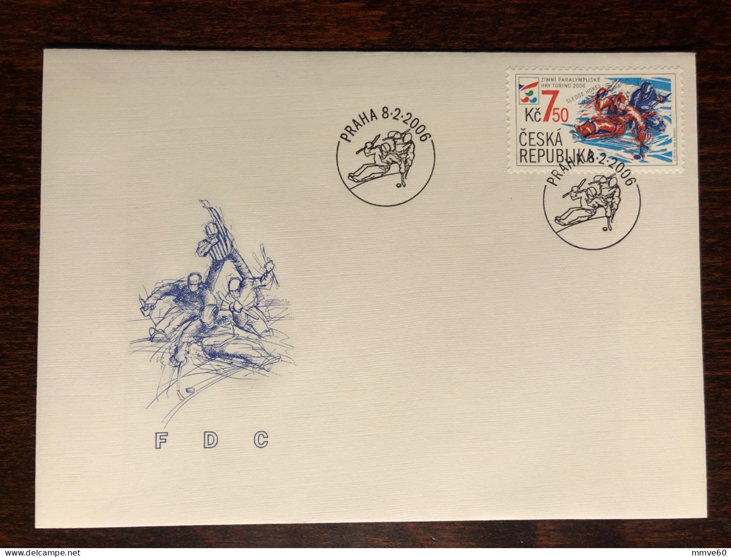 CZECH FDC COVER 2006 YEAR PARALYMPICS DISABLED SPORTS HEALTH MEDICINE STAMPS - FDC