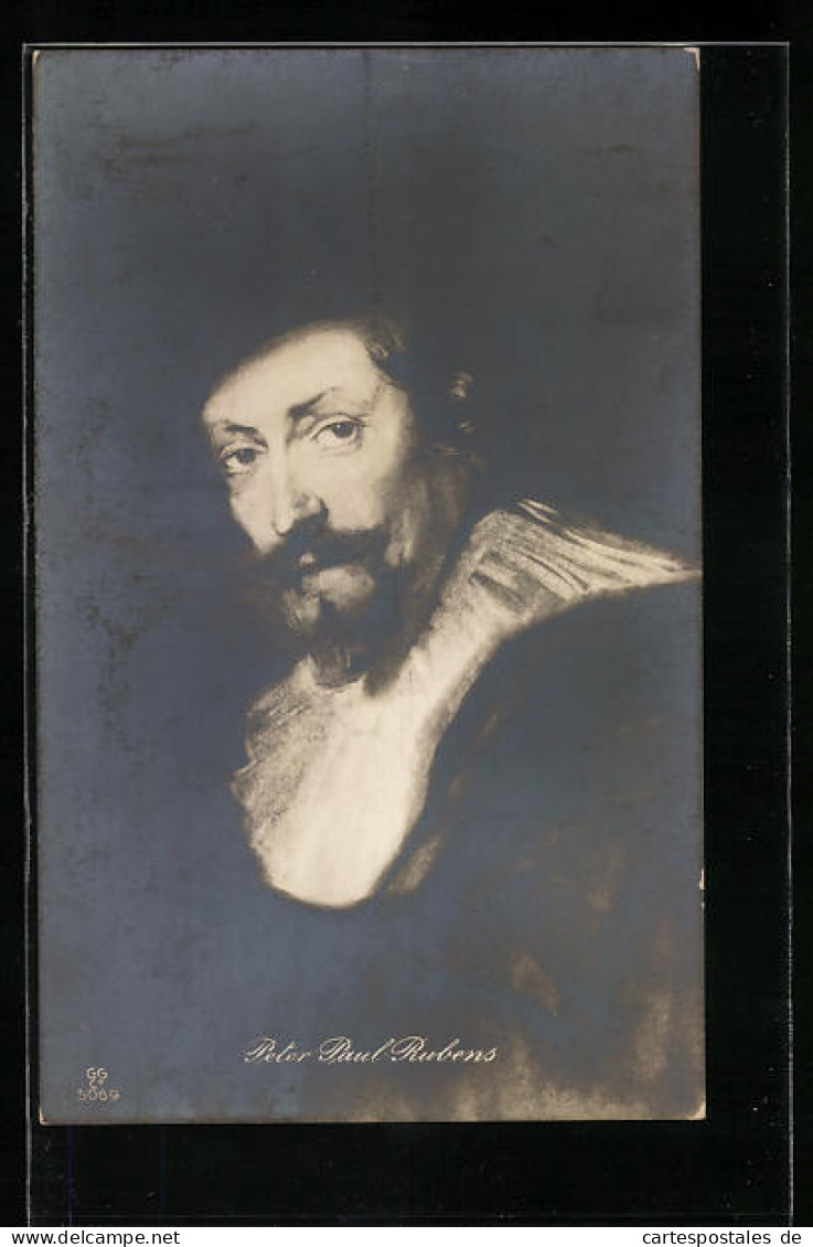Künstler-AK Portrait Peter Paul Rubens  - Artistes