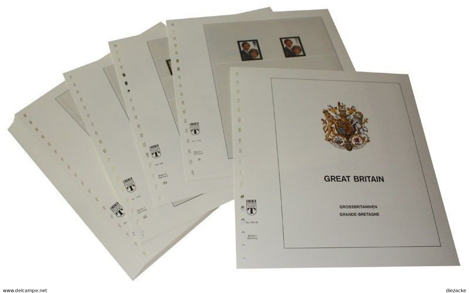 Lindner-T Großbritannien 2005-2008 Vordrucke 146-05 Neuware ( - Pre-printed Pages