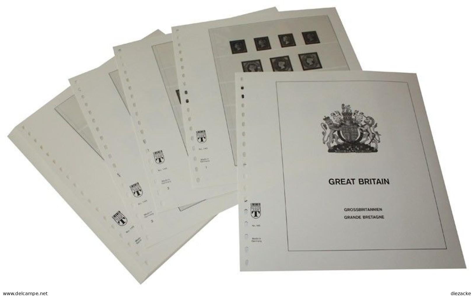 Lindner-T Großbritannien 1840-1951 Vordrucke 145 Neuware ( - Vordruckblätter
