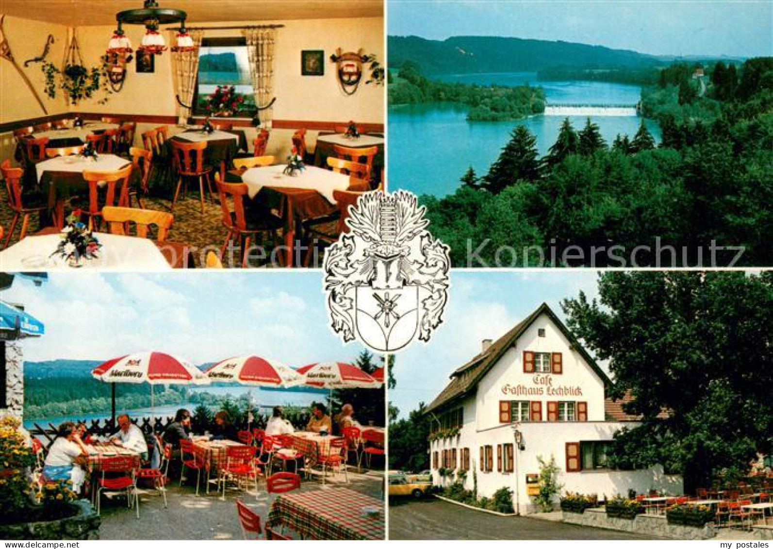 73646152 Denklingen Oberbayern Gasthaus Lechblick Gaststube Terrasse Seepartie D - Autres & Non Classés