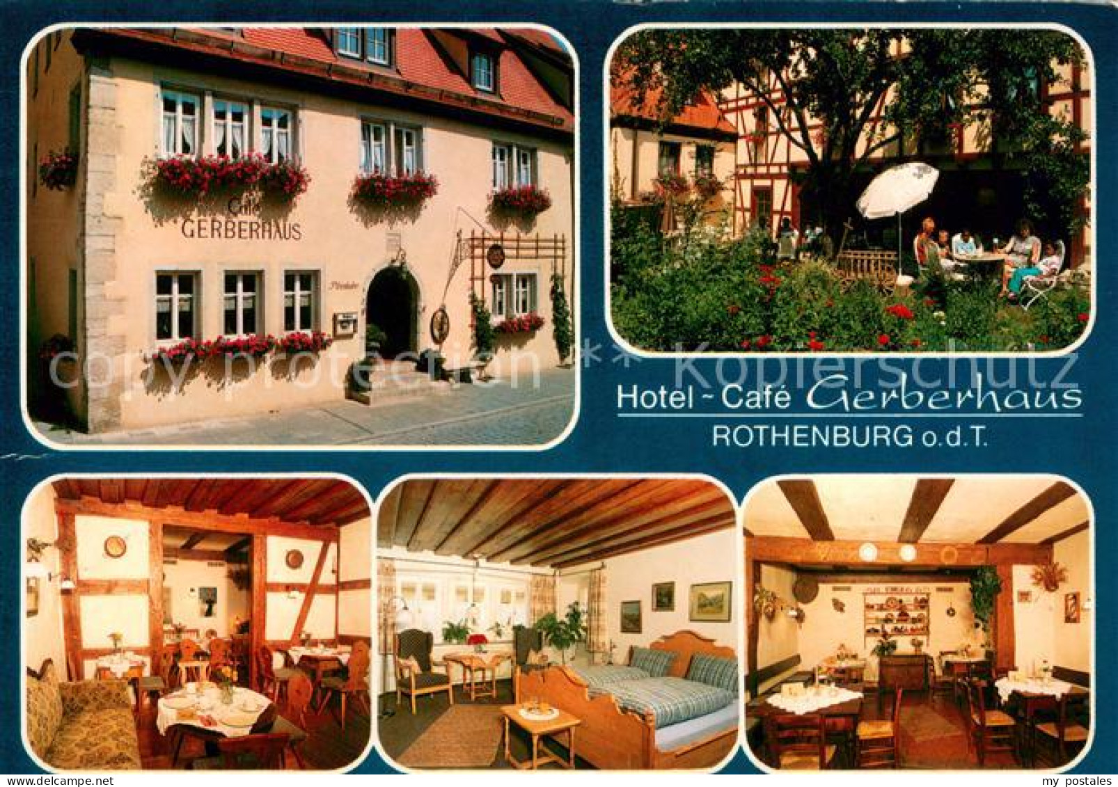 73646124 Rothenburg Tauber Hotel Cafe Gerberhaus Gastraeume Zimmer Gartenterrass - Rothenburg O. D. Tauber