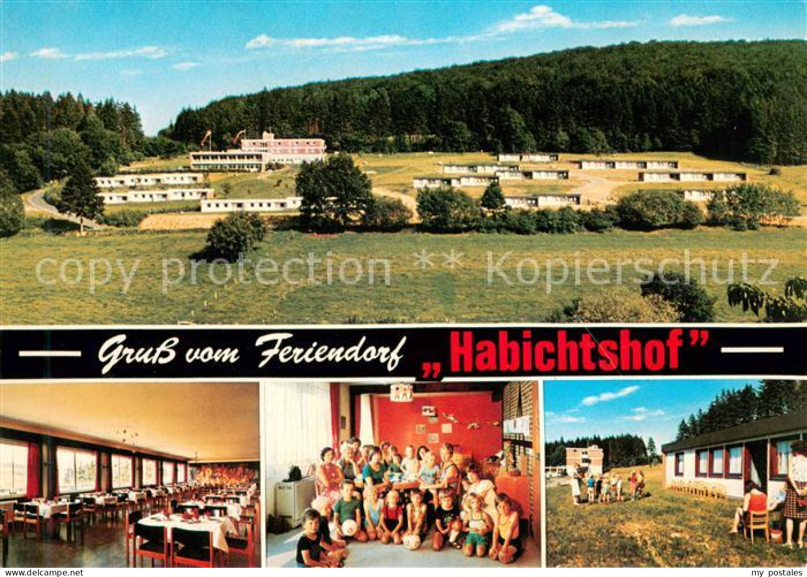 73646032 Bad Emstal Feriendorf Habichtshof Speisesaal Kindergruppe Panorama Bad  - Other & Unclassified
