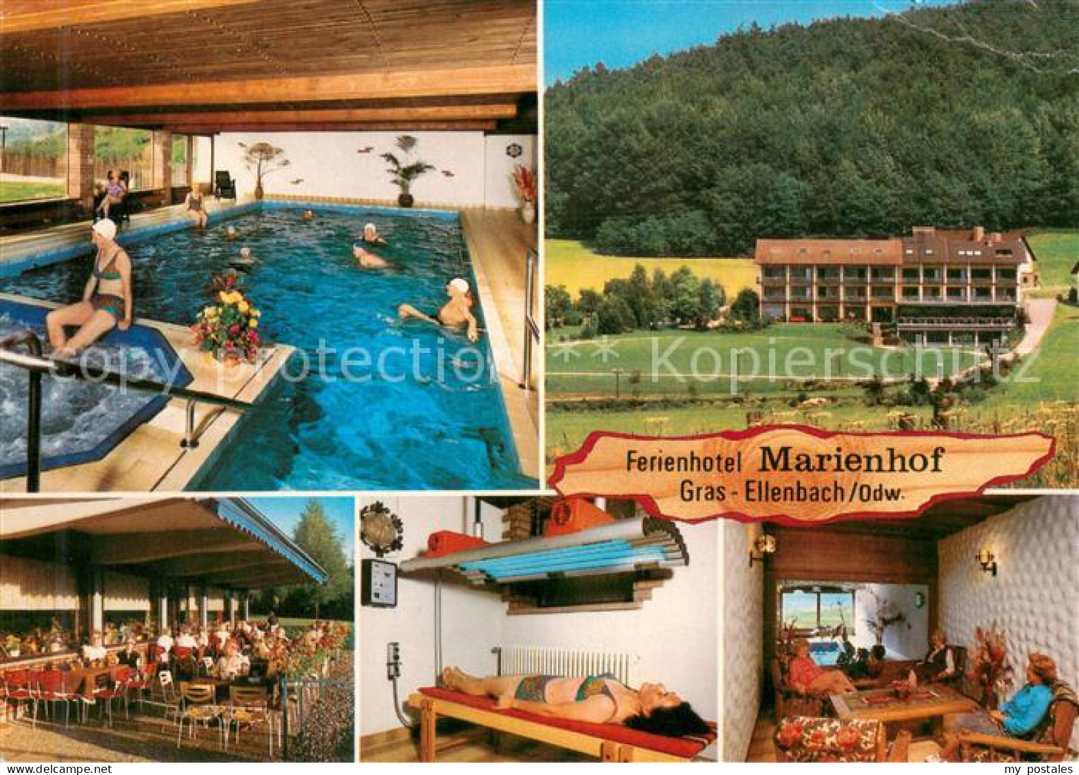 73646027 Grasellenbach Ferienhotel Marienhof Pension Cafe Hallenbad Terrasse Gra - Other & Unclassified