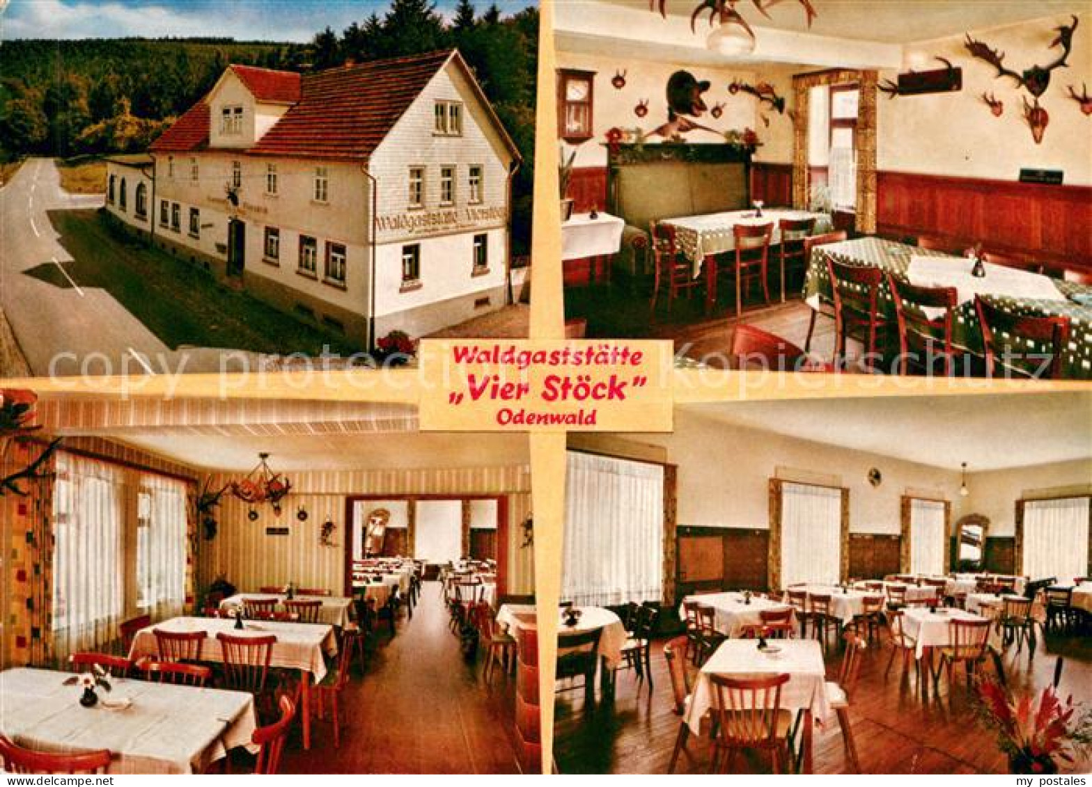 73646009 Reichelsheim Odenwald Waldgaststaette Vier Stoeck Restaurant Reichelshe - Other & Unclassified