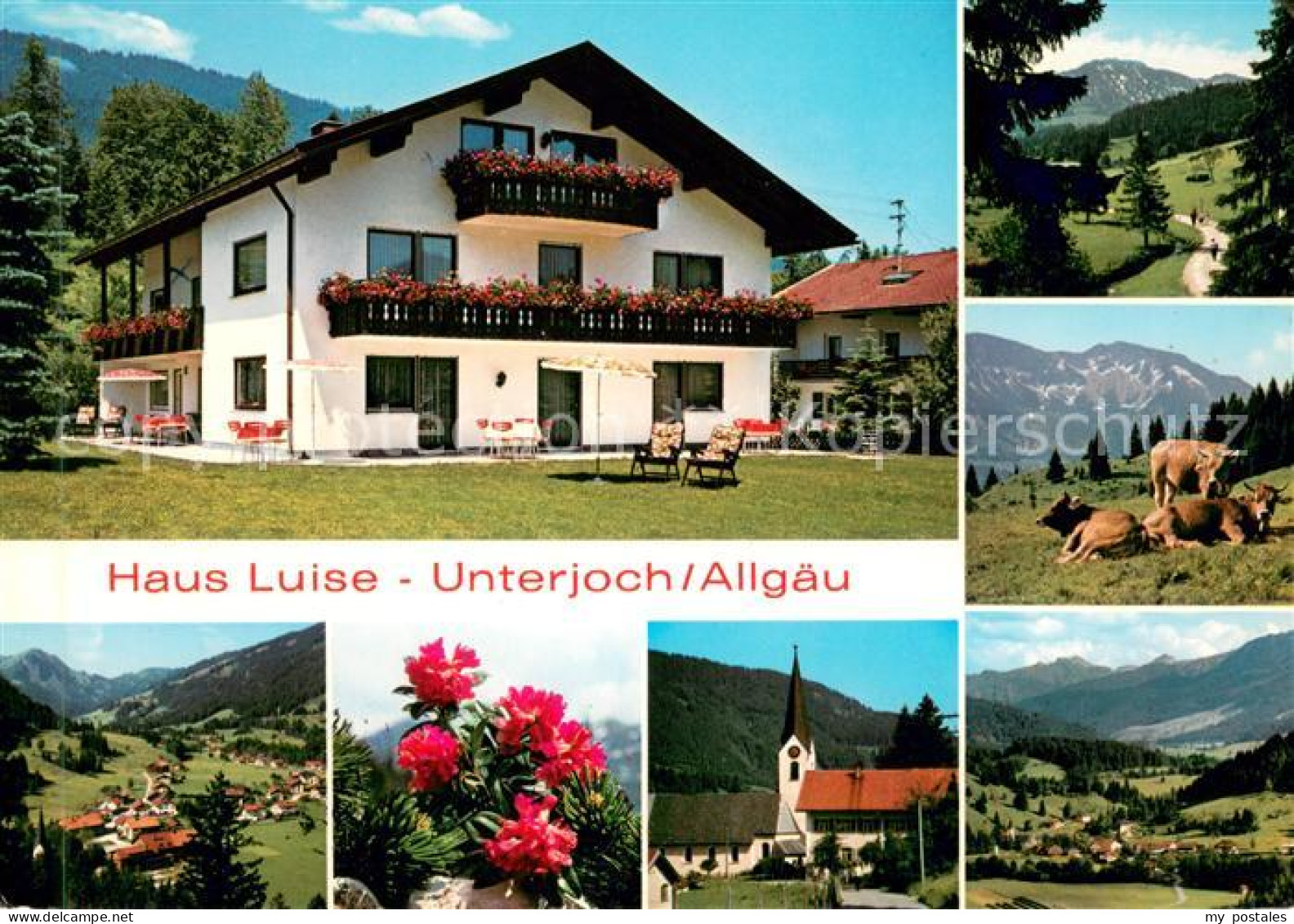 73645995 Unterjoch Gaestehaus Pension Haus Luise Landschaftspanorama Allgaeuer A - Hindelang
