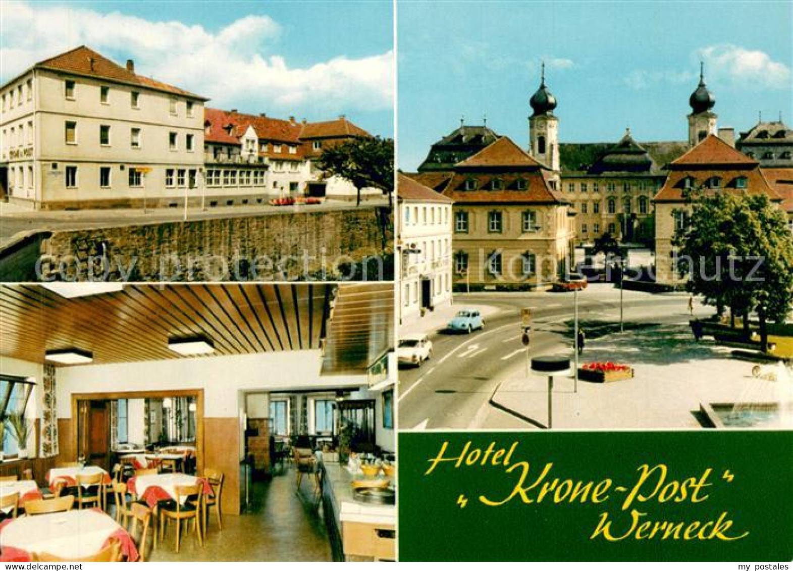 73645968 Werneck Hotel Krone Post Restaurant Innenstadt Schloss Werneck - Autres & Non Classés