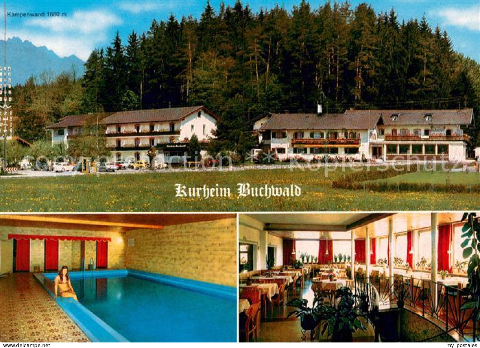 73645949 Feldwies Kurheim Buchwald Restaurant Hallenbad Kampenwand Chiemgauer Al - Autres & Non Classés